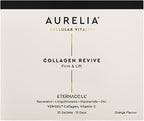 AURELIA Collagen Revive | Advanced Cellular Anti-Aging Supplement | Help Reduce Fine Lines & Wrinkles | with Zinc, Resveratrol, Niacinamide, Ergothioneine & Vitamin C