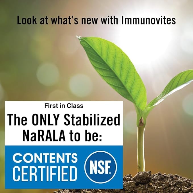 IMMUNOVITES 3-Pack Stabilized R-Alpha Lipoic Acid ((True)) 600mg per Serving [[High Potency & up to 40x Increased Absorption]] (Na R-ALA) (Na R-LA) (Na R-Lipoate) (3 Bottles)