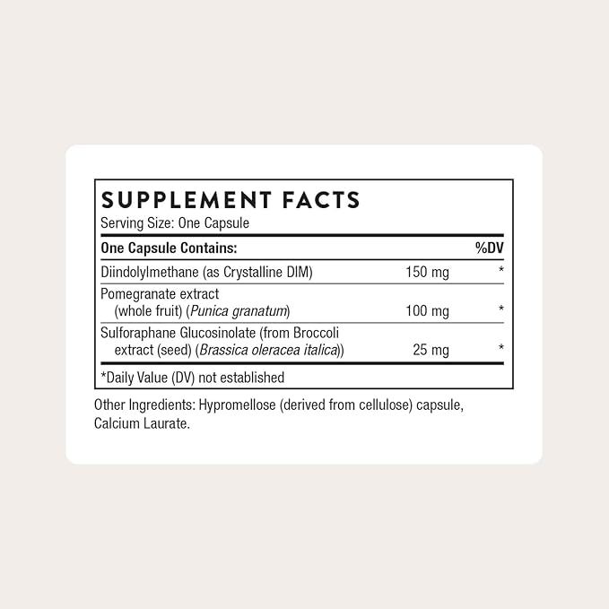 THORNE - Hormone Advantage - Estrogen Support & Hormone Balance for Men & Women* - Featuring DIM & Pomegranate Extract - Gluten, Dairy & Soy-Free - 60 Servings
