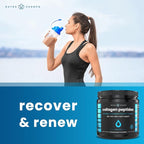 Collagen Peptides Powder - Enhanced Absorption, Double Hydrolyzed, Grass Fed, Keto Protein Powder with Vitamin C - Premium Supplement for Hair Growth, Skin, Nails, Joints & Bones, Unflavored