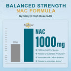 NAC Supplement N-Acetyl Cysteine | High Dose NAC 1000mg for Liver Focused | N-Acetyl-L-Cysteine with Milk Thistle & Glutathione | NAC Capsules 45-Count Vegan
