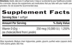 Country Life Vitamin D3 10,000 IU – High Potency Non-Fish Source – Bone & Immune Support – Certified Gluten-Free – 200 Softgels