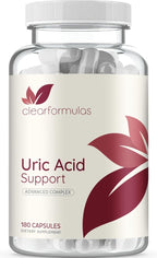Herbal Uric Acid Support Formula - Kidney & Uric Acid Cleanse & Detox with Chanca Piedra Tart Cherry Celery Seed Bromelain & Cranberry Extract - Made in a GMP Certified Facility (90 Servings)