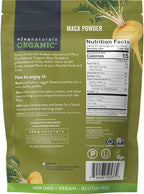 Viva Naturals Organic Maca Powder, Gelatinized, 16 oz (1 lb) – Vegan, USDA Organic, Gluten-Free, Non-GMO Peruvian Superfood in Resealable Bag