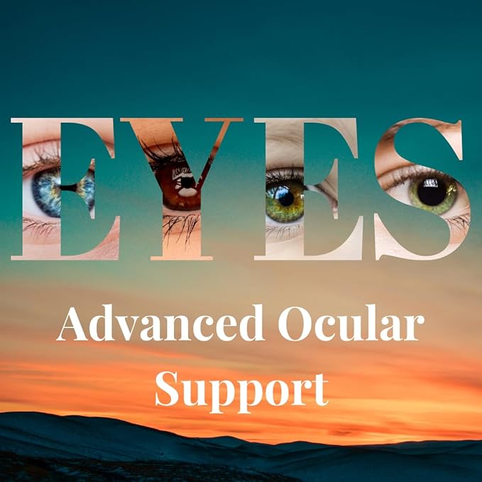 Diamond Eye Health - Natural Vitamins for Complete Eye Support - Healthy Eye Vitamins - Eye Health Vitamins to Help Preserve Aging Eyes - Vegan, Gluten-Free, Dairy-Free - (90 Count)
