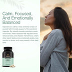 Serotonin Support Supplement – Helps Boosts 5HTP, Serotonin & Cortisol Levels, Herbal Blend – Promotes Positive Mood, Calmness, Stress Relief | Happy Mood & Brain Support | 60 Capsule