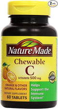 Nature Made - Vitamin C 500 mg, 120 Chewable Tablets (Twin Pack 2 x 60)