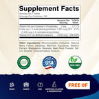 Vitamatic Methyl Folate & B12 Supplement with Pyridoxal 5 Phosphate (P-5-P) - Promotes Cardiovascular Health & Energy Metabolism - 120 Fast Dissolve Tablets - Non GMO & Gluten Free