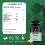 Serotonin Support Supplement – Helps Boosts 5HTP, Serotonin & Cortisol Levels, Herbal Blend – Promotes Positive Mood, Calmness, Stress Relief | Happy Mood & Brain Support | 60 Capsule