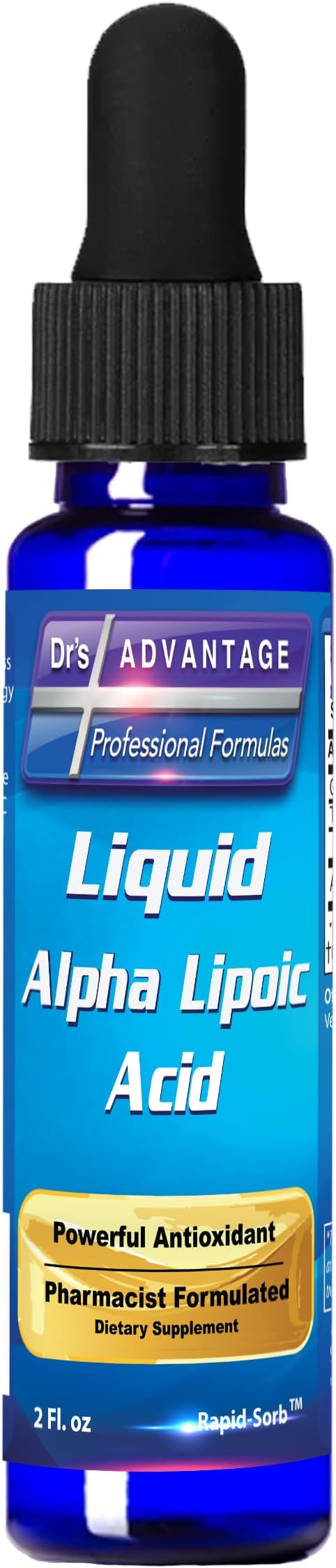 Dr's Advantage Alpha Lipoic Acid 2oz Dropper - ALA Supplement for Nutritional Support - Alpha-Lipoic Acid Liquid for Health - ALA Vitamin Nutritional Supplements