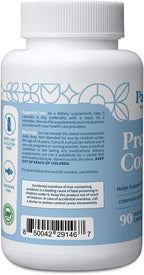 Pattern Wellness Prenatal Complex for Women – Prenatal Vitamin with DHA, Folate, Iron, Probiotics & Biotin – Support from Preconception to Postpartum - 90 Capsules