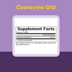 Natural Factors, Coenzyme Q10 50mg, CoQ10 Supplement for Energy, Heart and Antioxidant Support, Gluten Free, 120 softgels (120 servings)