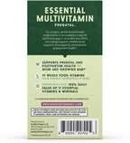 Prenatal Once Daily Multivitamin for Women for Conception, Pregnancy, Postpartum & Breastfeeding, Folate, Iron & Organic Whole Food Blend, Vegan, 30 Count