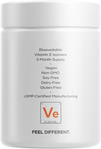 Codeage Liposomal Vitamin E Supplement - All Vitamin E Tocopherols - 3-Month Supply - Alpha Tocopherols, Beta, Gamma, and Delta - Liposomal Mixed Tocopherols - Non-GMO Phospholipid - 90 Capsules