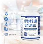 Purely Optimal Magnesium Glycinate 500mg – Sleep Support & Stress Relief – Gentle, High Absorption Magnesium Supplement for Muscle Relaxation, Calm & Nerve Support – 120 Capsules