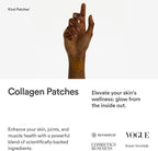 Kind Patches Collagen Patches - Skin Firming with Vitamin C, Amino Acids - Nature's Hyaluronic Acid for Hydration, Healthier Hair and Nails - 30 Count