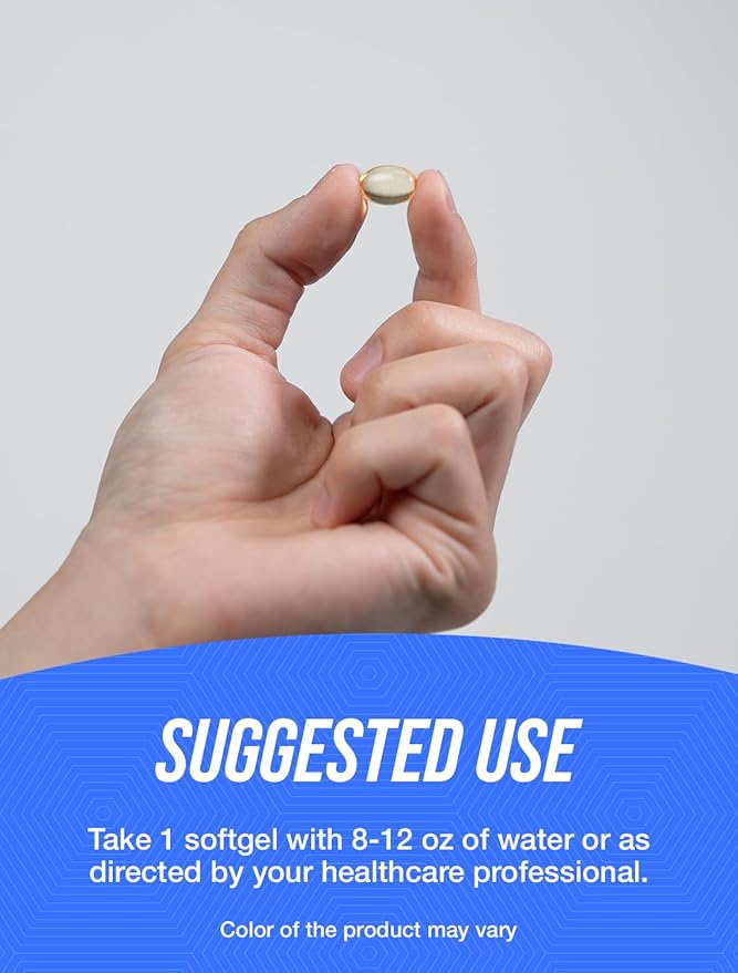 BulkSupplements.com Vitamin D3 10000IU Softgels - Cholecalciferol, D3 Supplement, Vitamin D 10000 IU - 1 Vitamin D3 Softgel (250mcg of Vitamin D) per Serving - 500-Day Supply, 500 Softgels