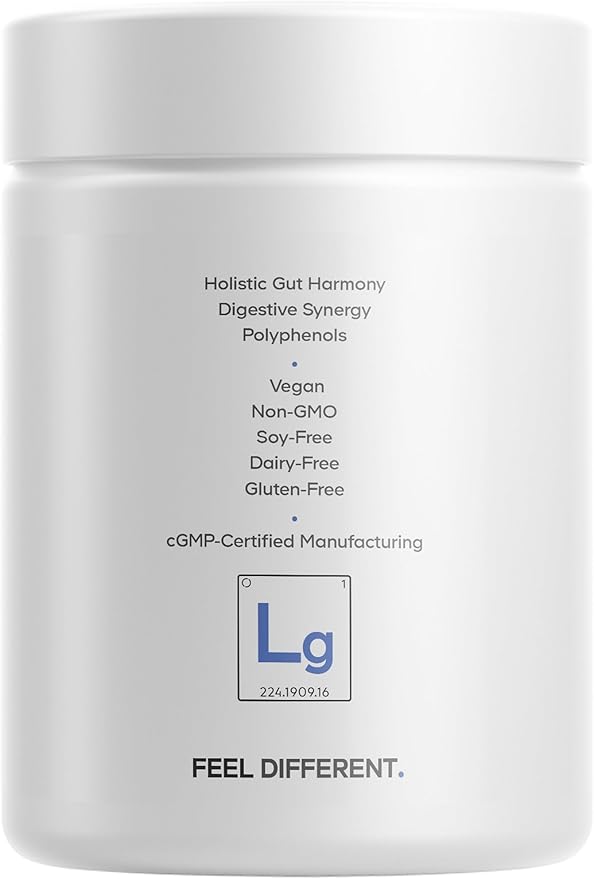 Codeage Leaky Gut Supplement, L-Glutamine, N-Acetylglucosamine, Probiotic, Butyric Acid, Polyphenols, Quercetin, DGL, Marshmallow Root, Berberine, BioPerine, Cinnamon, Vegan, Non-GMO, 60 Capsules