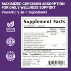 NEW ROOTS HERBAL Turmeric Curcumin Supplement 500mg with Black Pepper Extract - 20x Better Absorption | Coumarin Capsules with 95% Curcuminoids & 95% Piperine (90 Veg Capsules)