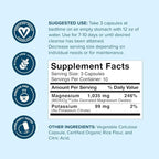 nbpure MagO7 - Natural Colon Cleanse & Detox - Occasional Constipation Relief, Stool Softener, & Bloating Support for Men & Women - Ozonated Magnesium Oxide, 30 Capsules