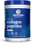 Zammex Premium Collagen Peptides Powder, Hydrolyzed Collagen Peptide, Support for Hair Skin Nails, Joints Health, Grass Fed, Non-GMO, Keto Friendly, Gluten-Free, Easy to Digest, 30 Servings