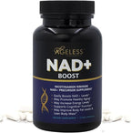 Ageless NAD+ Supplements for Women & Men | 300mg Nicotinamide Riboside Chloride | Dietary Supplement for Anti-Aging | Supports Energy, Focus, Stamina, Fat Metabolism & Cognitive Function – 30 Capsules