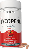 Lycopene Supplement Capsules 500mg – Tomato Fruit Powder with Natural Lycopene for Antioxidant & Daily Wellness Support | Gluten Free, Non-GMO (60 Count (Pack of 1))