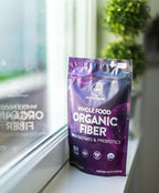 MRM Whole Food Organic Fiber with Enzymes & Prebiotics - Organic High Fiber Powder Supplement for Daily Digestive Support, Soluble & Insoluble Dietary Fiber, Prebiotic Blend, 6 g Fiber - 32 Servings