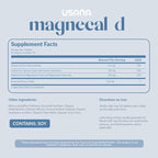 USANA MagneCal D - Balanced Ratio of Magnesium and Calcium Fortified with Vitamin D - 112 Tablets - 28 Day Supply