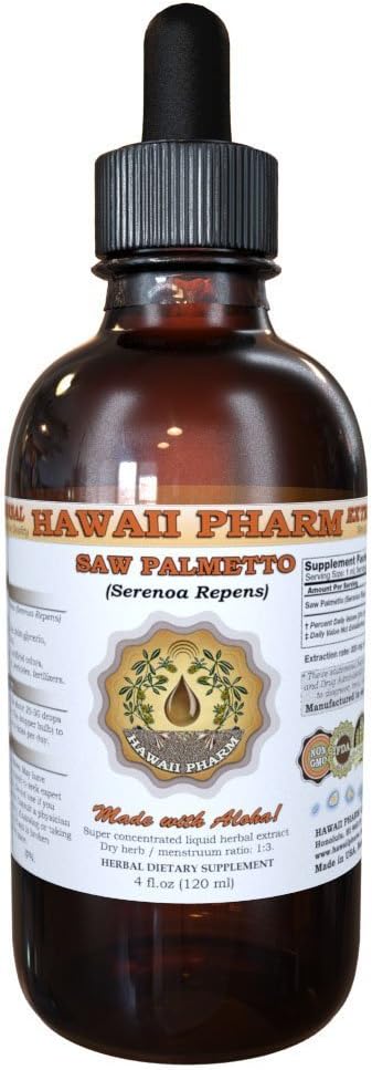 Hawaii Pharm Saw Palmetto (Serenoa Repens) Liquid Extract 4 fl.oz