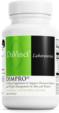 DAVINCI Labs DimPro - Dietary Supplement to Support Hormonal Balance in Men & Women & Healthy Weight Management* - with Vitamin E and More - Vegetarian - Soy-Free - Gluten-Free - 120 Capsules