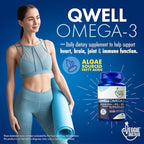 Vegan Omega 3 Supplement – Algae Omega 3 with DHA EPA DPA – Vegan Capsules from Algal – Fish Oil Alternative – Plant-Based Algae Oil Formula – Non-GMO, Carrageenan-Free, High Strength