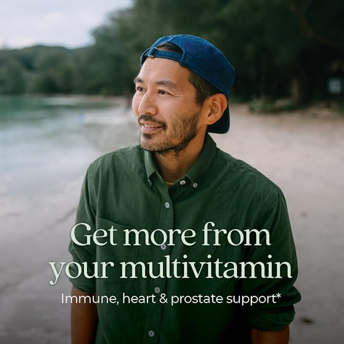 New Chapter Men’s Multivitamin 40+, Extra B6 & B12, D3, Vitamin C & Zinc, Immune, Heart, Cellular Energy, and Brain Health, Gentle on The Stomach, One Daily, Non-GMO, Gluten-Free, 72 Tablets