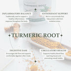 Organic Turmeric Root 4 oz (113g), USDA Certified Organic Dried Turmeric Root Herb Tea, Tumeric, Cut and Sifted