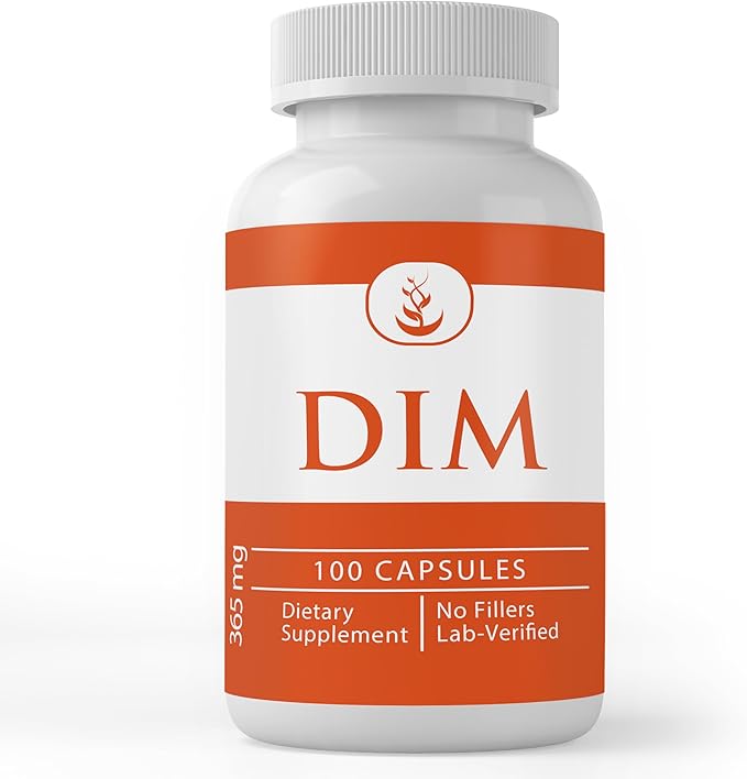 PURE ORIGINAL INGREDIENTS DIM Diindolylmethane (100 Capsules) Pure, Lab Verified, No Fillers