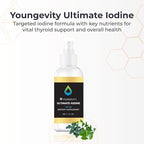 Youngevity Ultimate Iodine Supplement – Vegan Supplement with 300 mcg Iodine, B12, Zinc, Selenium & Copper – Liquid for Energy, Metabolism, Hormone Balance – Non-GMO, Gluten-Free
