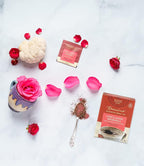 Teeccino Caffeine-Free Mushroom Adaptogenic Herbal Tea - Lion’s Mane Rhodiola Tea - Rose, 3x More Herbs than Regular Teas, Lightly Sweet from Dates & Figs, Chicory Prebiotic - 10 Tea Bags