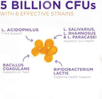 Probiotic Gummies - Advanced Multi-Strain Probiotic Formula - Gut & Digestive Health Support Gummy - Bacillus Coagulans 5 Billion CFU Per Serving, Daily Acidophilus Probiotics Supplement - 60 Gummies