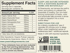 Greenworks Nature's Rest Melatonin-Free Sleep Aid, Organic Herbal Blend with Ashwagandha, Valerian, Chamomile & Passionflower, Non-Habit Forming Vegan Capsules for Restful Sleep, 60 Count