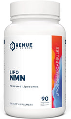 Renue By Science NMN Supplement | 90 Liposomal NMN Capsules - 500mg NMN Nicotinamide Mononucleotide per Serving | Bioavailable Formula for Increased Absorption | Manufactured in the USA
