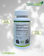 Vitamin B12 1000 mcg Energy, Nerve & Red Blood Cell Support Fast Dissolve Chewable Tablets Non-GMO Made in USA 100 Count