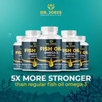 Fish Oil Omega 3 - No Fishy Burp - 150 Softgels - Non GMO - Made in The USA