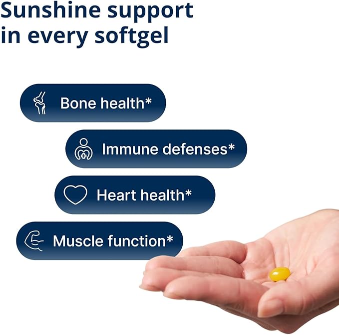 Metagenics Vitamin D3 + K - for Artery Health, Immune Support, Bone & Heart Health* - Vitamin D with MK-7 (Vitamin K2) - Non-GMO - Gluten-Free - 60 Softgels - 10,000 IU