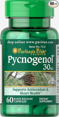 Puritan's Pride Pycnogenol 30 mg Tablets, 60 Count