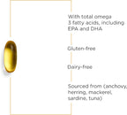 Integrative Therapeutics Pure Omega HP - Fish Oil Supplement for Nutritional Support - Supports Heart Health* - No Fishy Burps - Sustainably Sourced - Gluten & Dairy-Free - 120 Softgels (120 Servings)