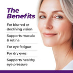 AFC Japan Ultimate Vision PRO – Improved, Up-Sized Formula - Support Vitamins for Eye Health with Lutein, Zeaxanthin, Bilberry, Nutrients for Blurry Dry Eyes, Macular Health & Focus, 45 Softgelsx3