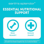 Earth's Splendor Kids Chewable Multivitamin, Supports Healthy Growth and Development, Delicious Taste, Contains Vitamin D for Healthy Bone Growth* - 60 Tablets