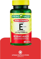 Vitamin E 670mg (1,000 IU) Extra Strength – 60 Softgels, Natural d-Alpha Vitamin E Supplement, Daily Vitamina E 1000 IU for Wellness (Pack of 3)