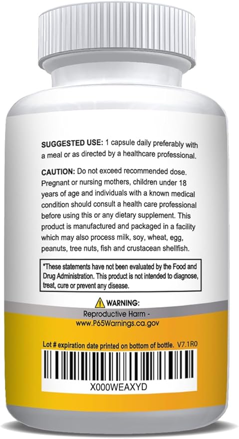 NusaPure Turmeric Curcumin 600 mg 60 Capsules Turmeric 95% Curcuminoids Dietary Supplement