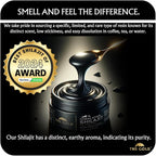 THE GOLD Shilajit Resin | Shilajit Pure Himalayan Organic Shilajit for Men & for Women Lab Test in USA Grade A+ All Natural Dietary Supplement with Fulvic Acid + Trace Minerals | 50 Grams 100 Servings